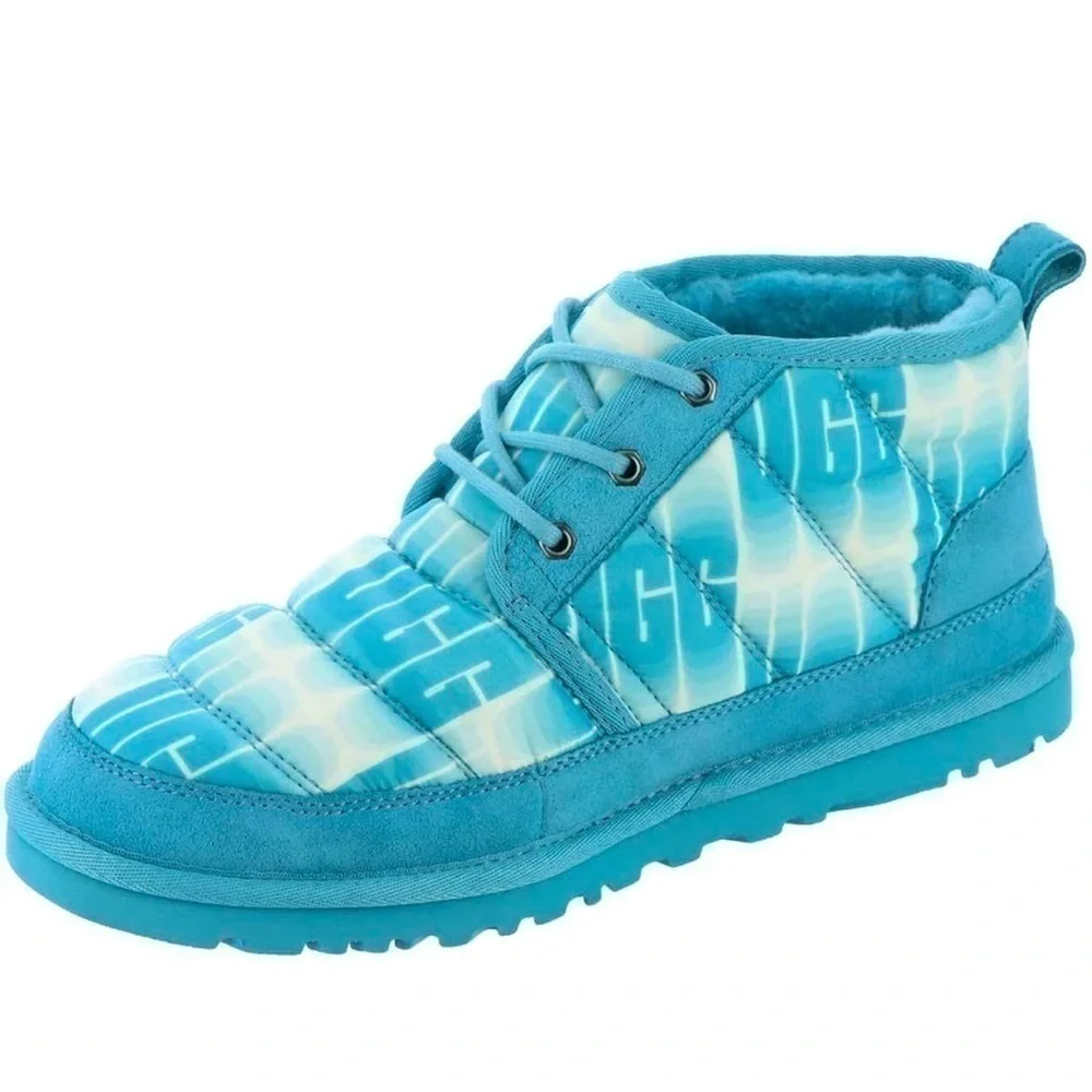 MENS UGG AUSTRALIA NEUMEL LTA WAVELENGTH CHUKKA BOOT BLUE & WHITE